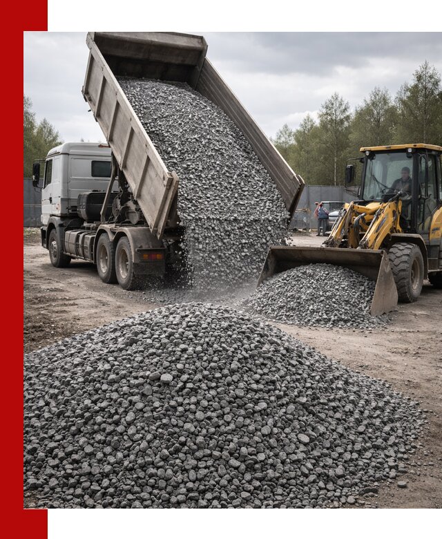 Доставка и продажа щебня гранитного в Лабинске