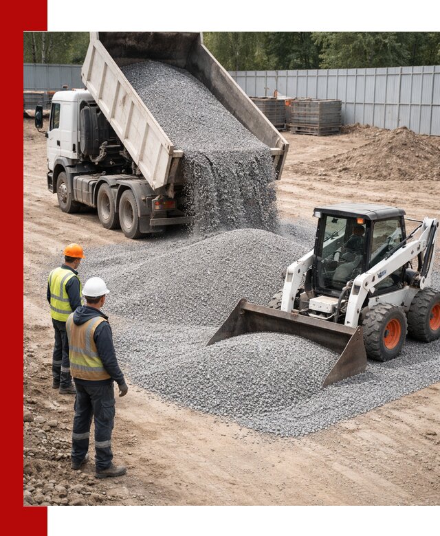 Доставка и продажа гранитного щебня фракции 0-5 в Лабинске