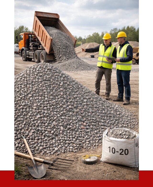 Гранитный щебень фракция 10-20 в Лабинске от 4504 руб.|ПРОНЕРУДЛбк