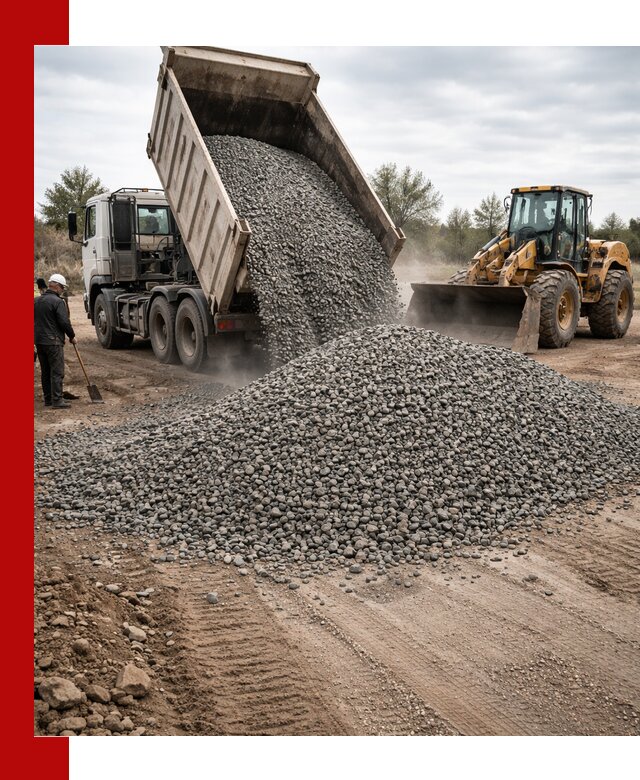 Гранитный щебень фракция 10-20 с доставкой в Лабинске