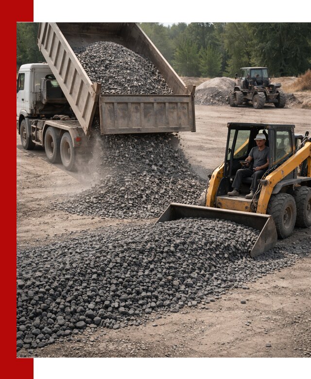 Гранитный щебень фракция 40-70 с доставкой в Лабинске