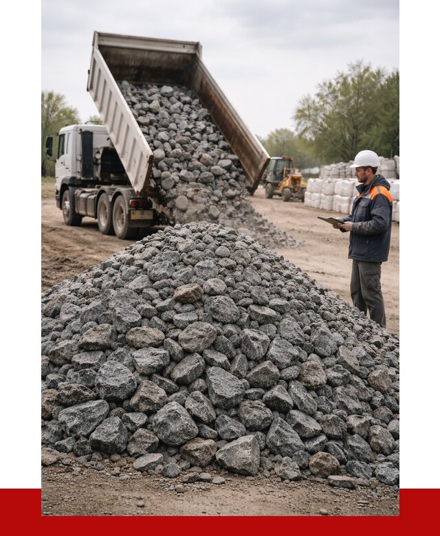 Гранитный щебень фракция 100-200 в Лабинске от 4504 р. ПРОНЕРУДЛбк