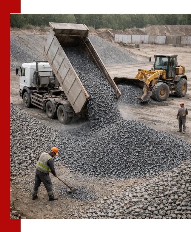 Щебень габбро-диабаз фр. 5-20 с доставкой в Лабинске