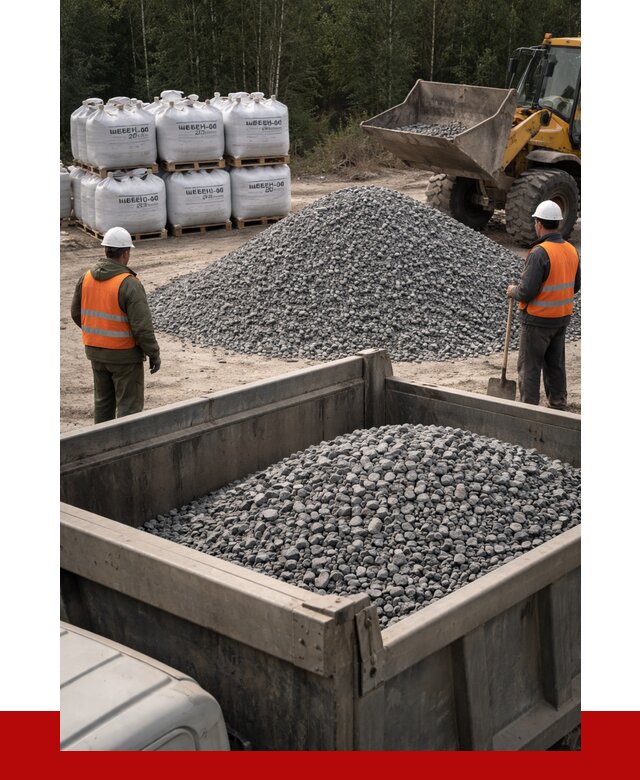 Щебень габбро диабаз 20-40 в Лабинске от 3646 руб. | ПРОНЕРУДЛбк