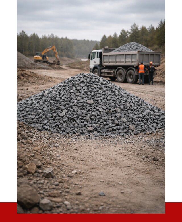 Щебень габбро диабаз фракция 40-70 в Лабинске от 2359 р-ПРОНЕРУДЛбк