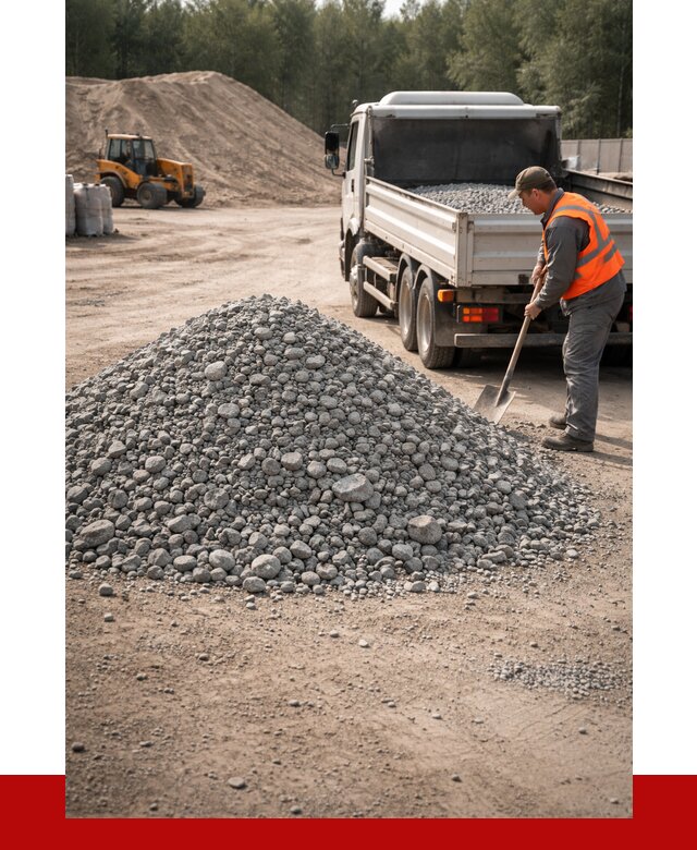 Гравийный щебень фракция 5-10 в Лабинске от 2359 р. | ПРОНЕРУДЛбк