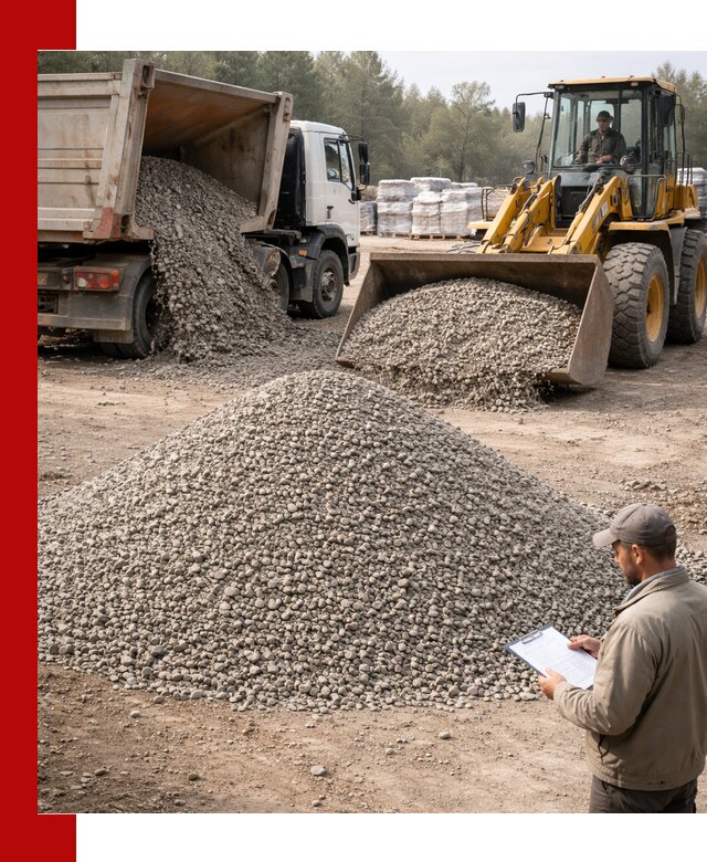 Гравийный щебень фракция 5–10 с доставкой в Лабинске