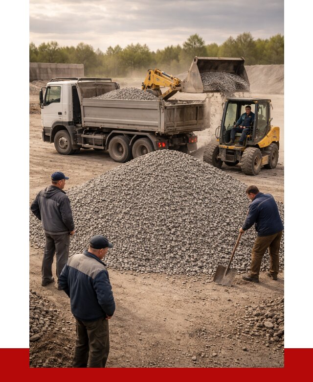 Гравийный щебень фракция 5-20 в Лабинске от 2574 р. ПРОНЕРУДЛбк