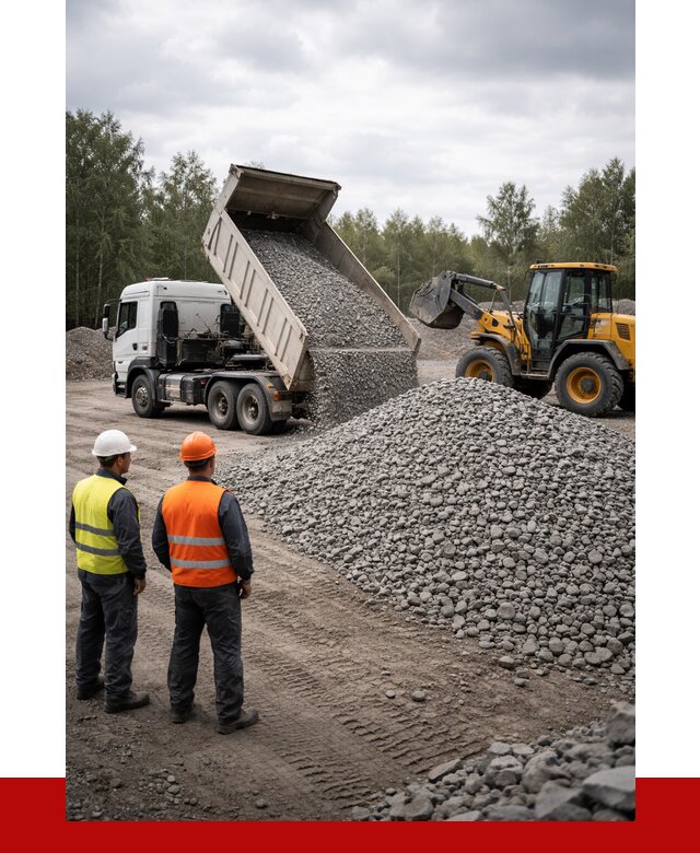 Гравийный щебень фракция 40-70 в Лабинске от 10188р | ПРОНЕРУДЛбк