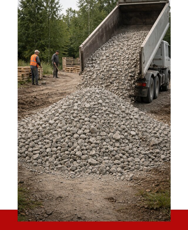 гравийный щебень фракция 70-120 в Лабинске от 2627 р. ПРОНЕРУДЛбк