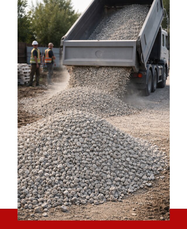 Известняковый щебень фракция 5–10 в Лабинске от 4504 р ПРОНЕРУДЛбк