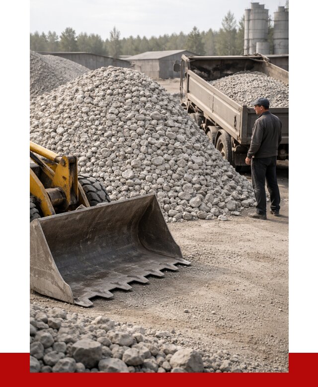 Известняковый щебень фракция 40-70 в Лабинске от 4504 р. | ПРОНЕРУДЛбк