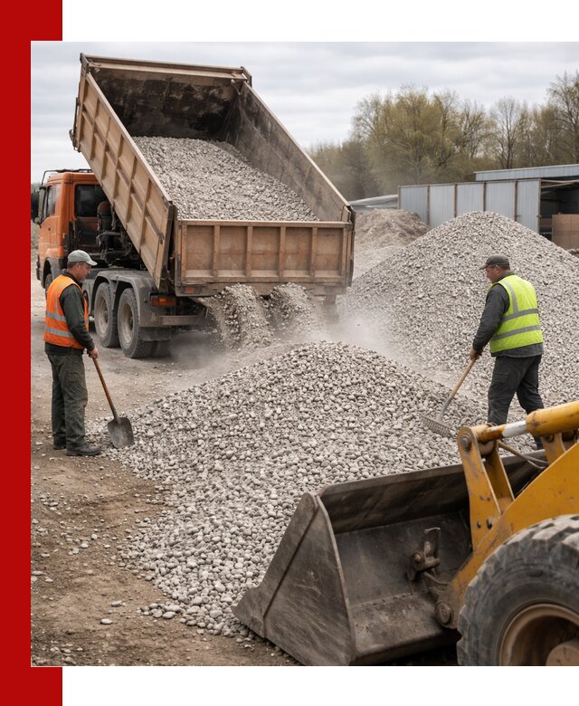 Доломитовый щебень фракции 5-20 с доставкой в Лабинске