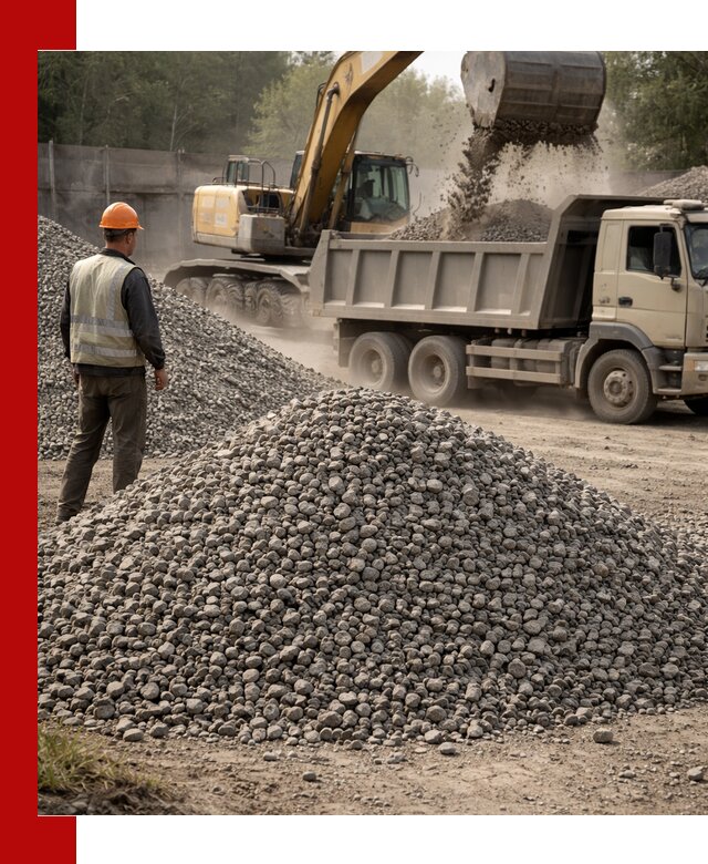 Шлаковый щебень фракция 5-20 с доставкой в Лабинске