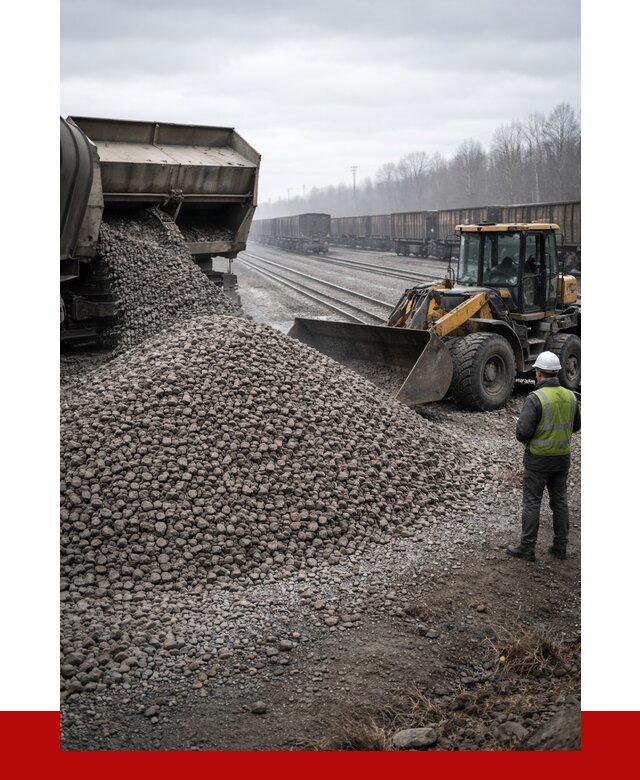 Купить железнодорожный щебень в Лабинске от 3003 р. | ПРОНЕРУДЛбк