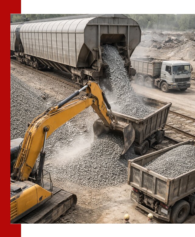 Доставка железнодорожного щебня в Лабинске крупными партиями быстрого отгруза