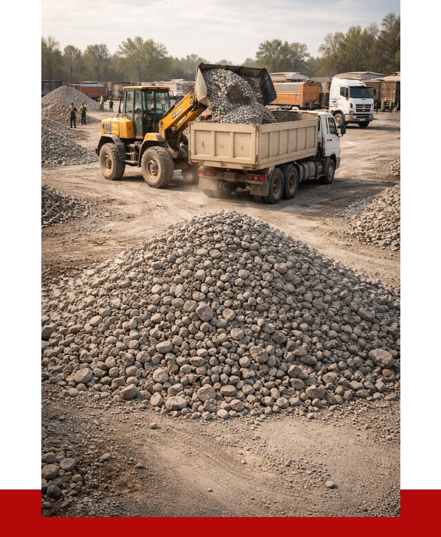 Вторичный щебень фракция 40-70 в Лабинске от 1866 р, ПРОНЕРУДЛбк