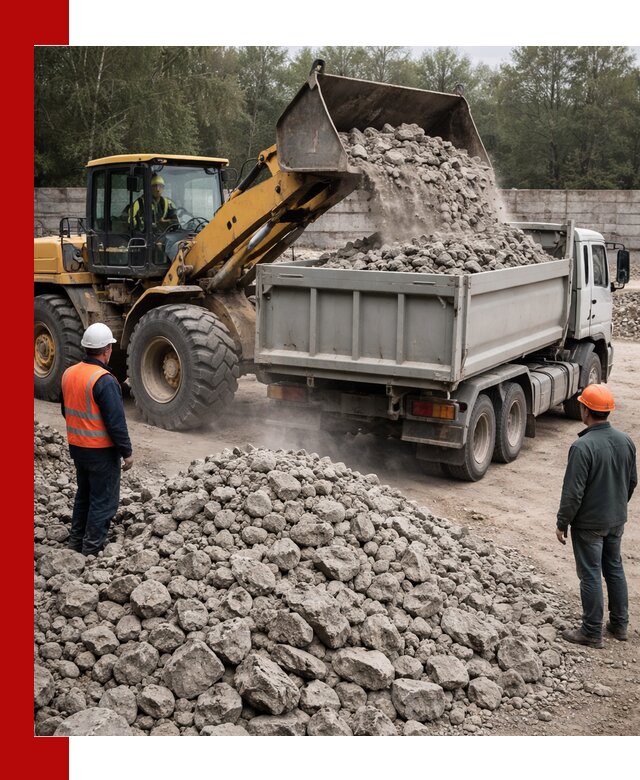 Вторичный щебень фракция 70–150 в Лабинске с доставкой