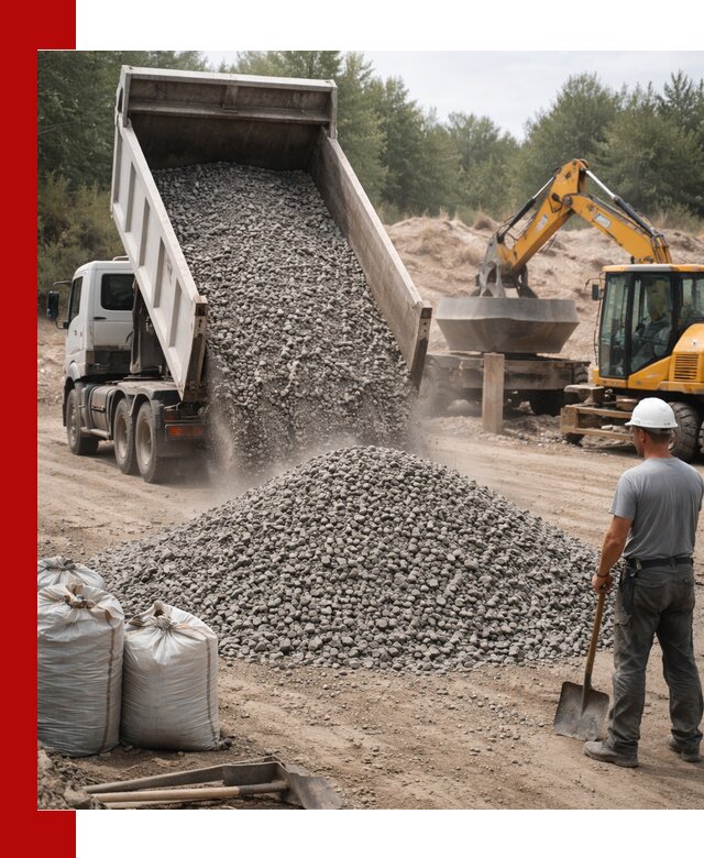 Доставка и продажа бетонного щебня в Лабинске