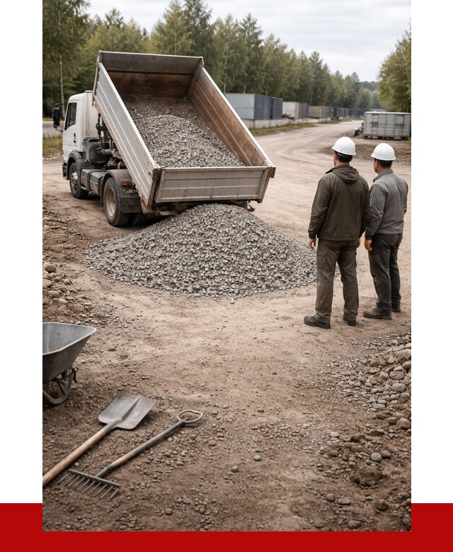 Бетонный щебень фракция 5-20 в Лабинске от 3432 р., ПРОНЕРУДЛбк