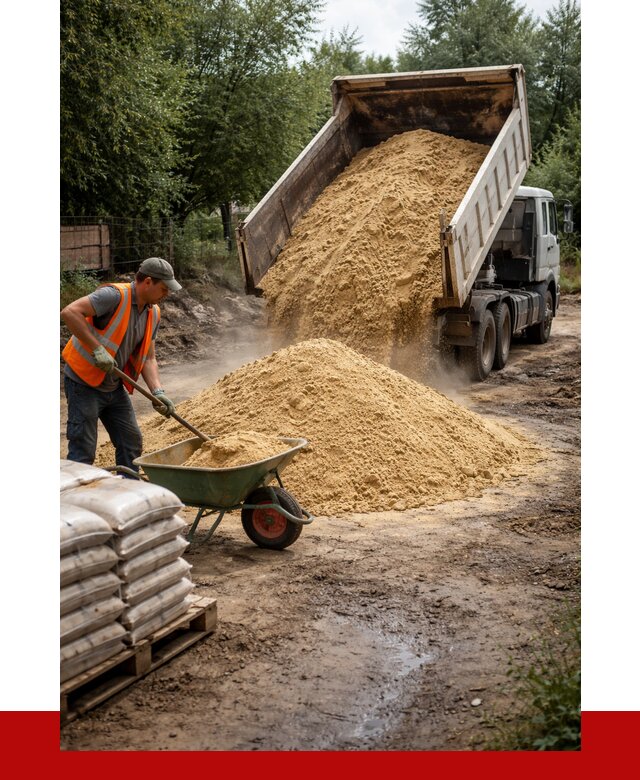 Купить песок с доставкой в Лабинске от 1930 р. | ПРОНЕРУДЛбк