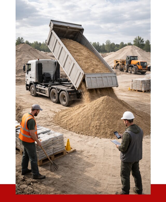 Карьерный песок с доставкой в Лабинске от 3861 р. ПРОНЕРУДЛбк