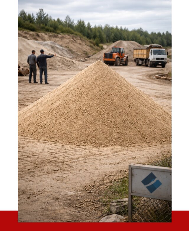 Карьерный песок навалом в Лабинске от 1930 р. | ПРОНЕРУДЛбк
