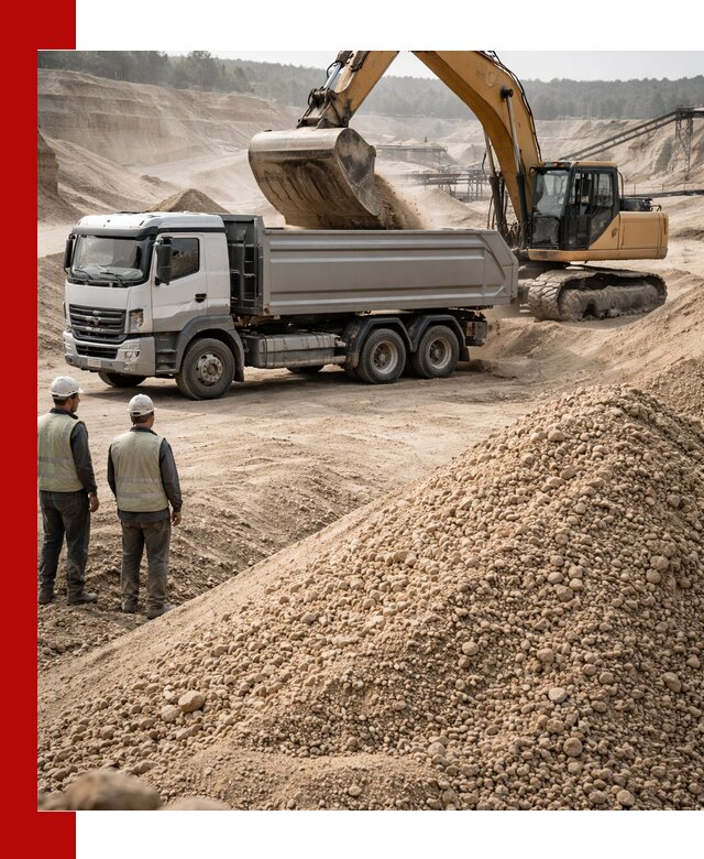 Карьерный крупнозернистый песок с доставкой в Лабинске