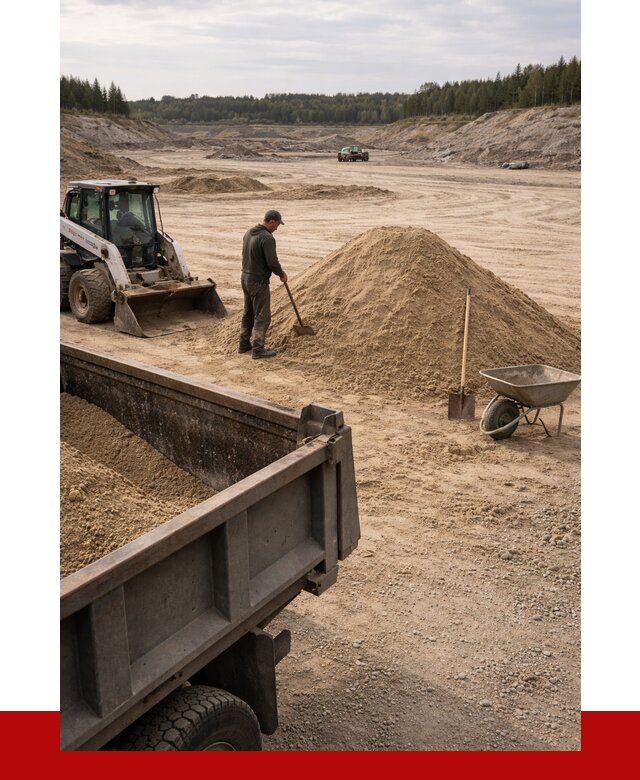 Карьерный песок среднезернистый в Лабинске, от 2359 р. ПРОНЕРУДЛбк