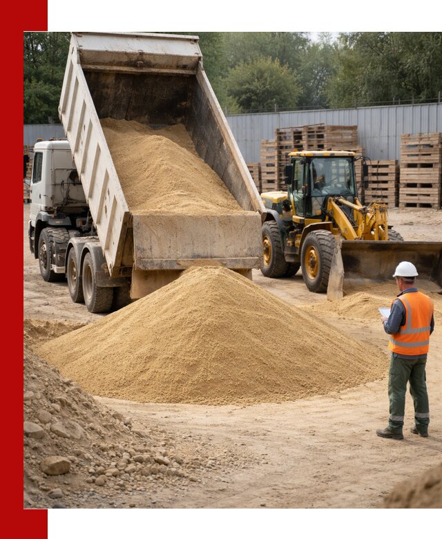 Доставка карьерного мелкозернистого песка в Лабинске