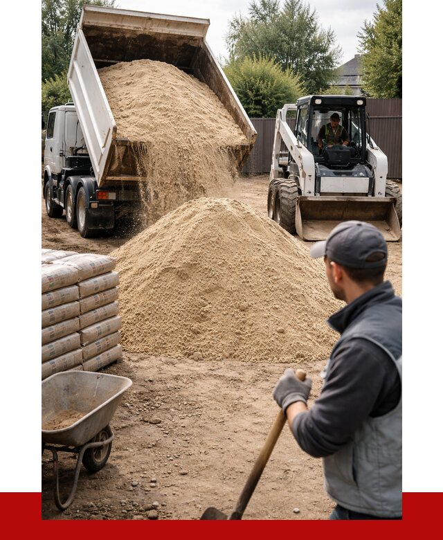 Мытый речной песок с доставкой в Лабинске от 1555 р. | ПРОНЕРУДЛбк