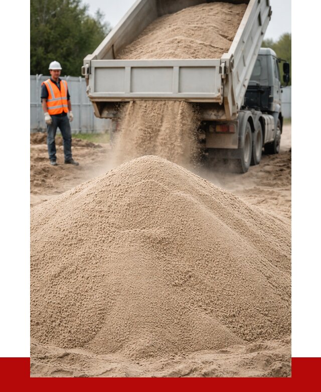 Купить сеяный песок с доставкой в Лабинске от 2359 р ПРОНЕРУДЛбк