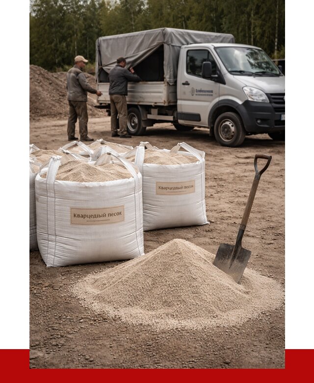 Кварцевый песок для пескоструя в Лабинске от 4826 р. | ПРОНЕРУДЛбк