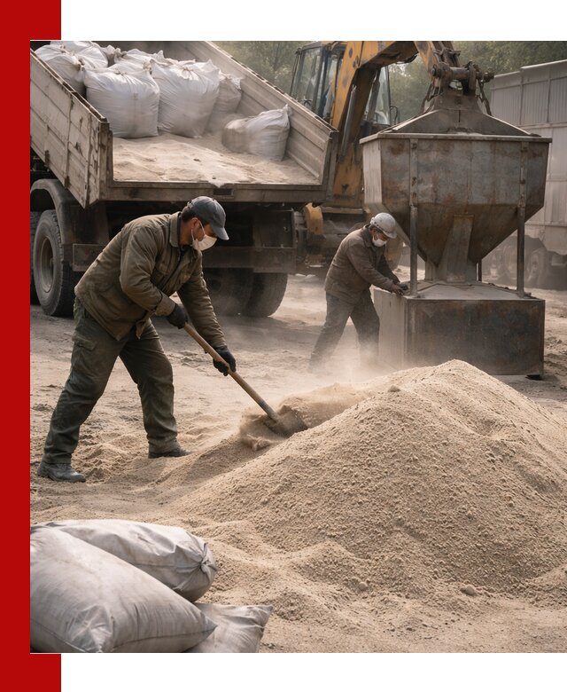 Кварцевый песок для пескоструя в Лабинске — доставка и качество