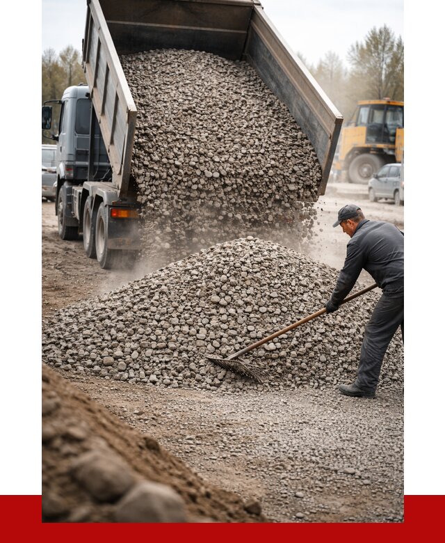 Гравий фракция 20-40 в Лабинске от 2681 р. доставка | ПРОНЕРУДЛбк