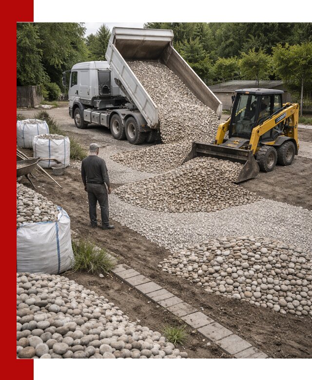 Доставка морской гальки оптом и в розницу в Лабинске