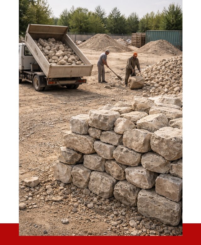 Бутовый камень известняковый в Лабинске от 4504 р. | ПРОНЕРУДЛбк