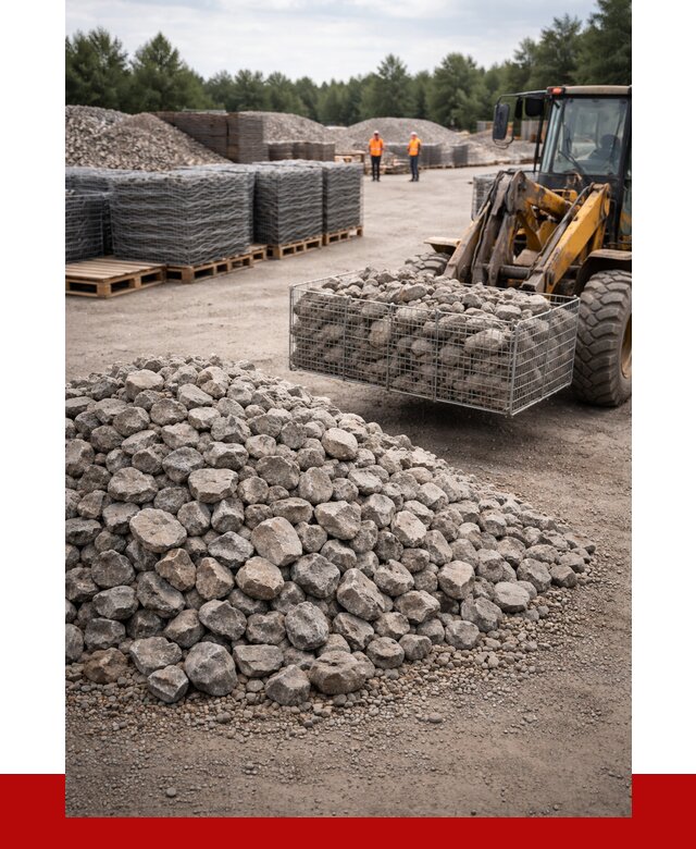 Камень для габионов фракция 70-150 в Лабинске от 4504 р. | ПРОНЕРУДЛбк