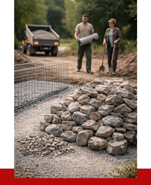 Камень для габионов фракция 100-200 в Лабинске от 5148 р. | ПРОНЕРУДЛбк