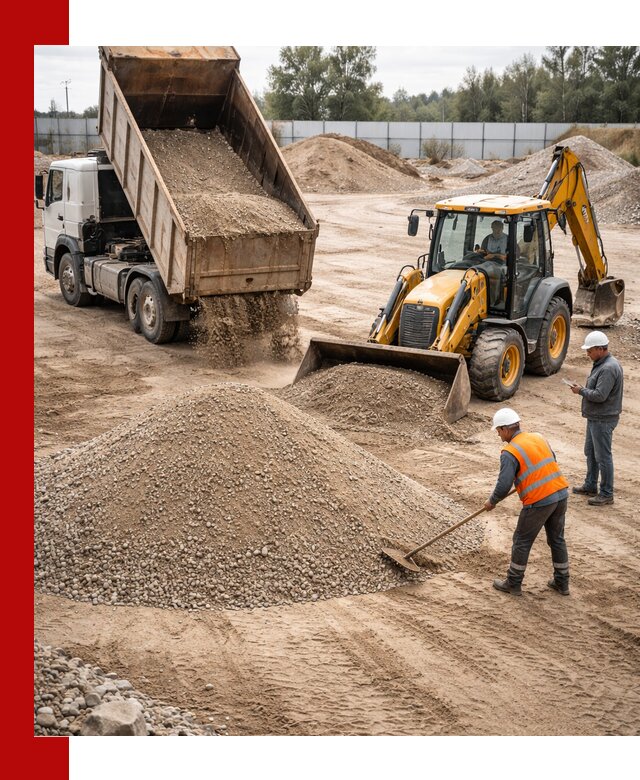 Поставка и доставка ПГС С4 в мешках и самосвалах в Лабинске