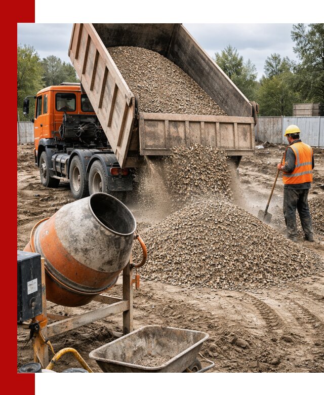 Опгс для бетона с доставкой самосвалом в Лабинске от производителя