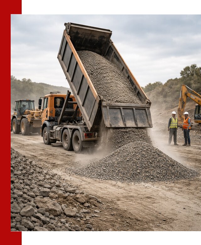 Щебёночно-песчаная смесь ЩПС С1 с доставкой в Лабинске