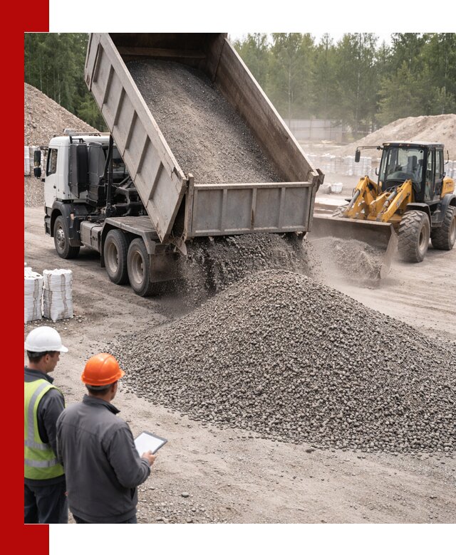 Доставка и продажа гранитного отсева 0-10 в Лабинске