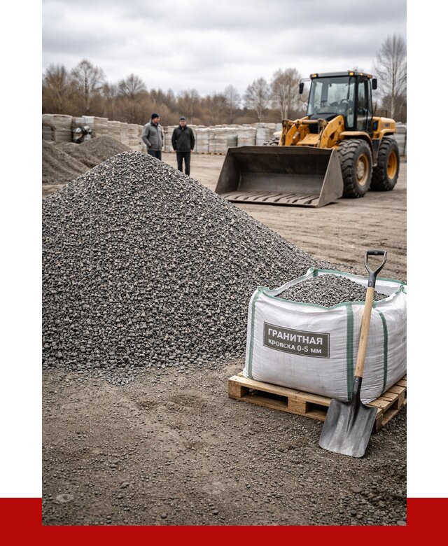 Купить гранитную крошку в Лабинске от 5148 р. с доставкой | ПРОНЕРУДЛбк