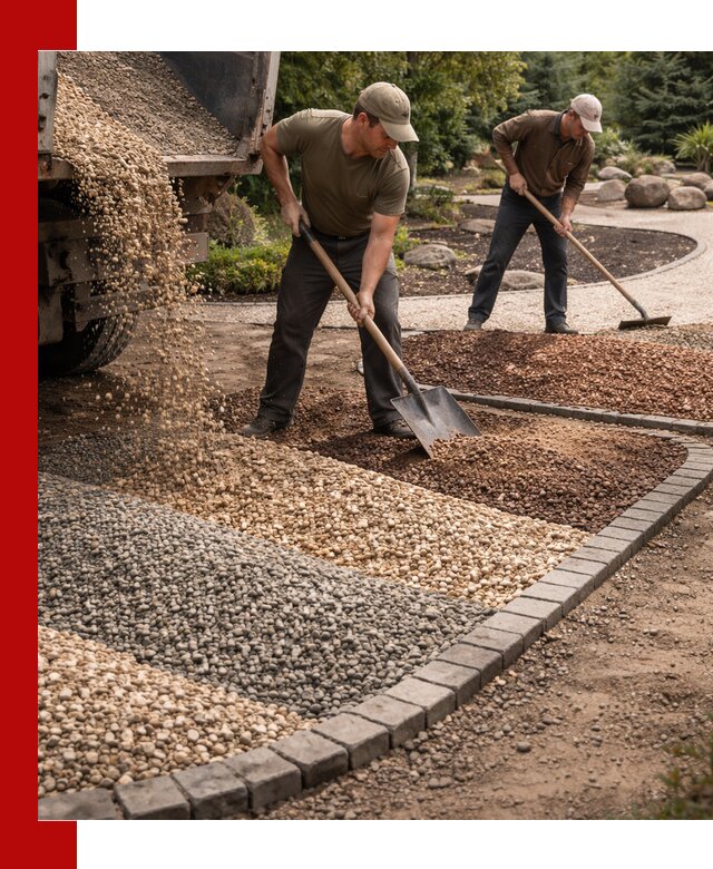 Декоративная крошка для ландшафта в Лабинске — продажа и доставка