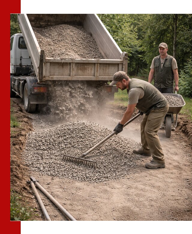 Каменная крошка для дорожек с доставкой в Лабинске