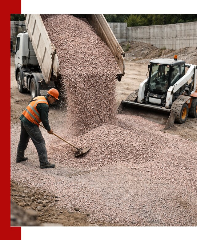 Крошка розовый гранит с доставкой в Лабинске от производителя