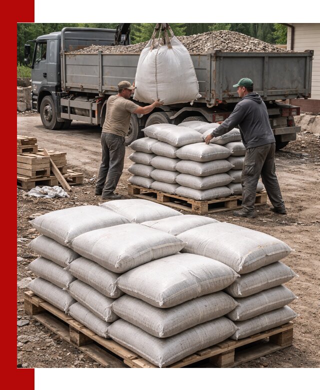Керамзит в мешках с доставкой в Лабинске от компании-поставщика