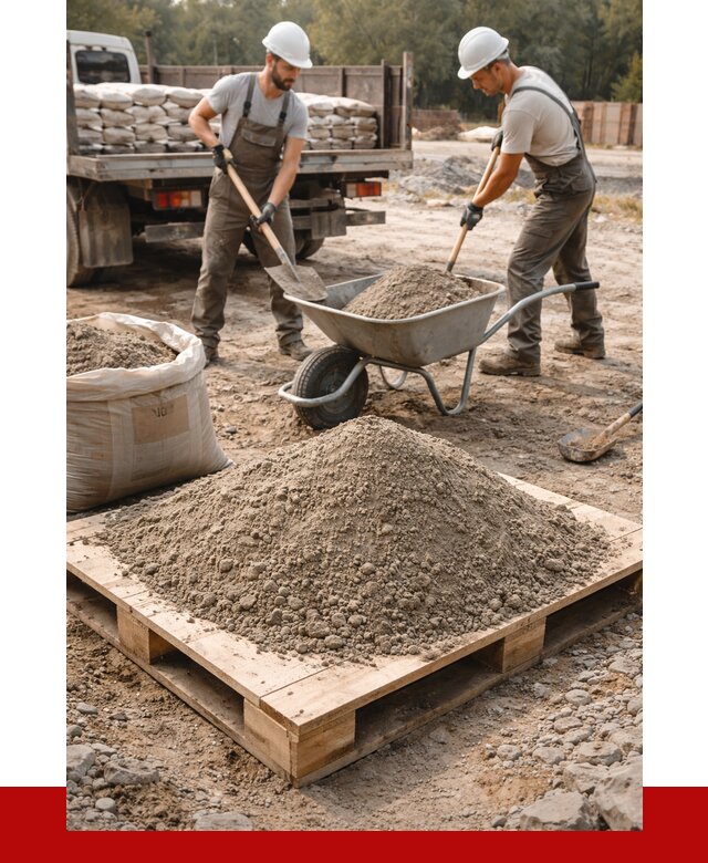 Цементно песчаная смесь М100 в Лабинске от 5576 р. за куб | ПРОНЕРУДЛбк