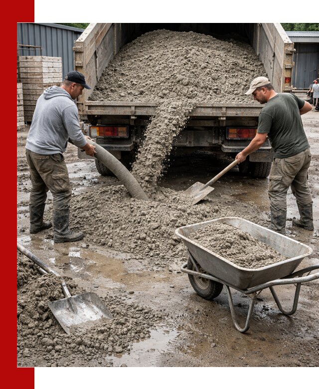 Цементно-песчаная смесь М150 доставка в Лабинске